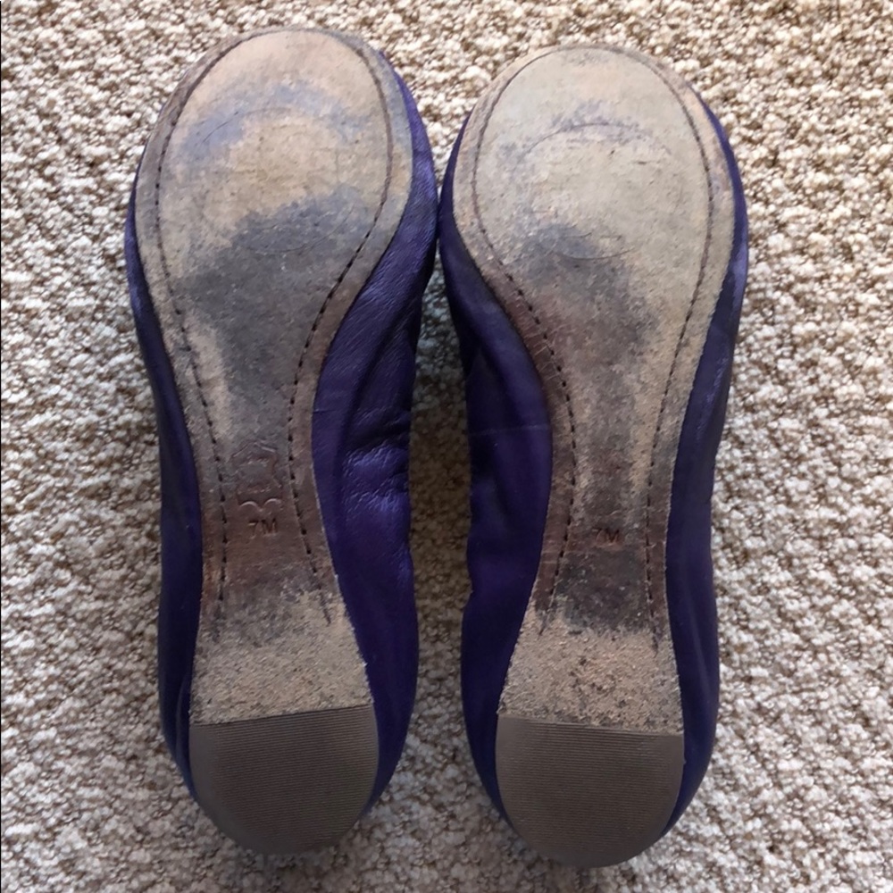 Tory Burch Caroline Ballet flats in purple, sz 7 - Picture 4 of 7